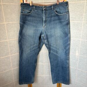 Duluth Trading Co. Men's Ballroom Duluth Flex‎ Fleece-Lined Jeans 42W 30L Blue